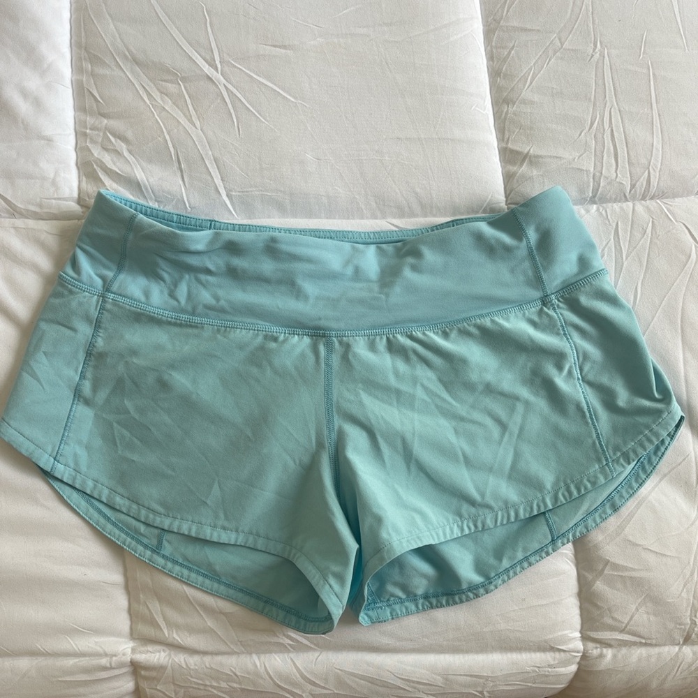 Lululemon speed up shorts.
